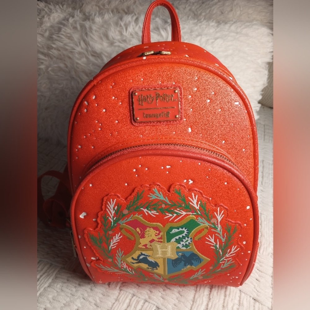 Harry Potter exclusive Christmas loungefly Mini Backpack Joyeux Christmas NY !